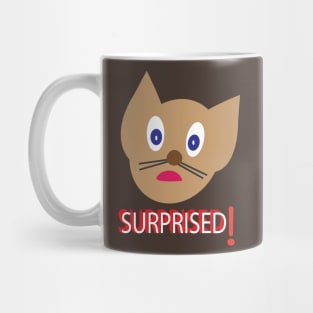 Surprised Cat Mug